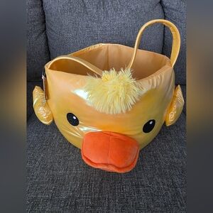 Easter Basket Yellow Duck Kids Storage Bag